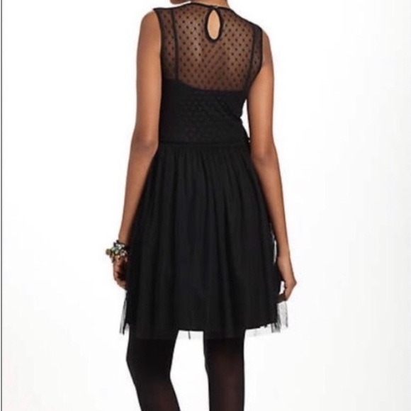 Anthropologie Weston Wear Black Tulle Holiday Party Dress - Picture 3 of 11